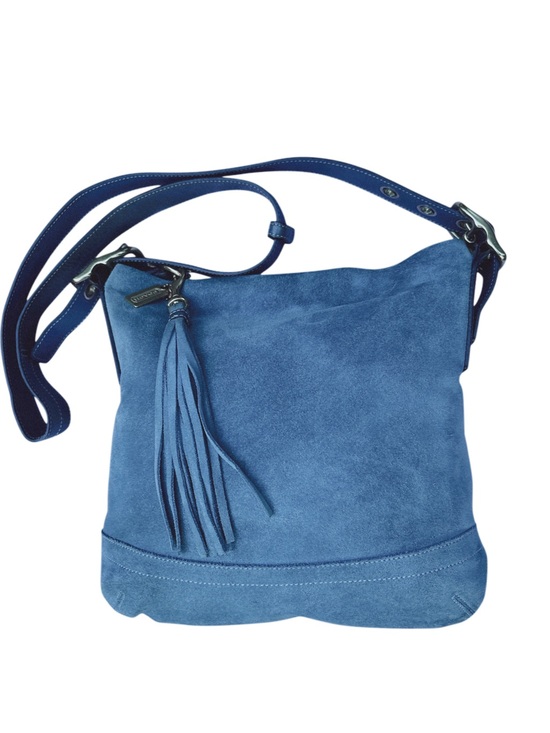 Coach Handbags - Coach Vintage 2004 Legacy Soft Slim Suede Duffle Convertible in Chambray 1419